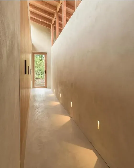 Seamless microcement bathroom floor Southern Utah
